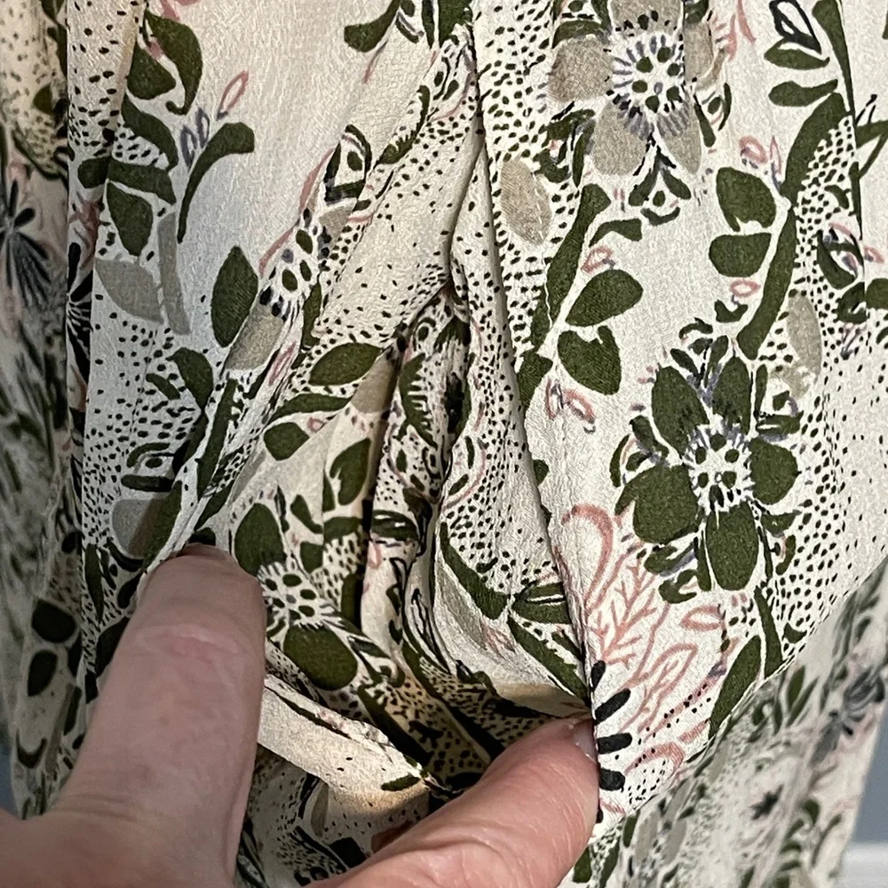 Free People Stealing Fire Mini Dress Boho Babydoll Cottagecore Festival Small - Picture 5 of 10